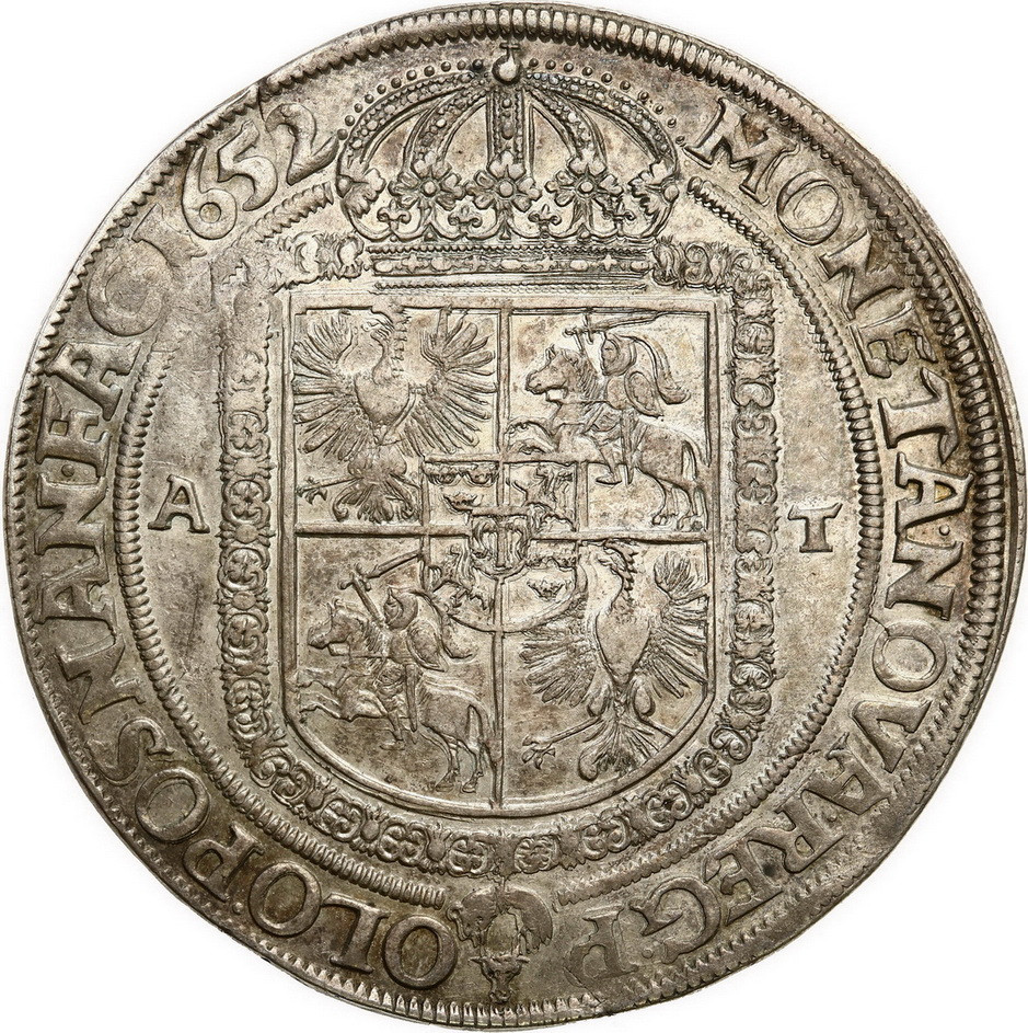 Jan II Kazimierz. Talar 1652, Poznań - EKSTREMALNIE RZADKI